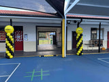 Balloon Column With Giant Topper Balloon
