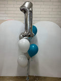 Giant Number Splendor Balloon Bouquet CHOOSE YOUR AGE & COLOURS