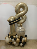 Balloon Marquee Display- Choose Colour & Age FROM