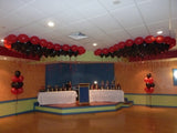 100 Ceiling Floating Helium Balloon with Corral