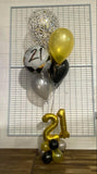 Mini Double Number Table Confetti Bouquet or Latex Bouquet  It's Just A Dinner Bouquet