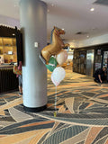 Horse Balloon Tan Foil INFLATED Melbourne Cup #901625