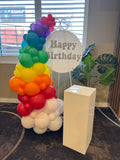 Easel  and Disc with  Balloon Garland HIRE Price from