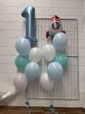 Giant Single Number Splendour Balloon Bouquet CHOOSE YOUR AGE & COLOURS