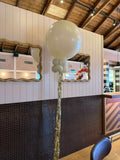 Large 60cm Latex Balloon Helium filled 3-4 day Float Time with Satin Ribbon & Balloon Weight
