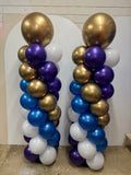 Balloon Column With Giant Topper Balloon