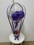 Personalised Hot Air Balloon Bubble Box Arrangement, Price From