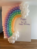 Rainbow Arch Garland for your Own Backdrop from