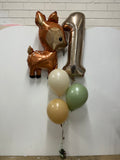 Woodlands Deer Foil Supershape Balloon INFLATED #35878