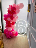 Neon LED 120cm Light Up Numbers White or Multi Coloured