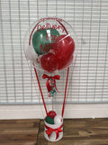 Personalised Hot Air Balloon Bubble Box Arrangement, Price From