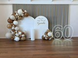 Neon LED 120cm Light Up Numbers White or Multi Coloured