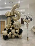 Balloon Marquee Display- Choose Colour & Age FROM