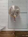Large 60cm Confetti Filled Balloon on a weight 2-3 day Foat Time