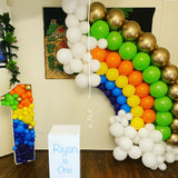 Rainbow Arch Garland for your Own Backdrop from