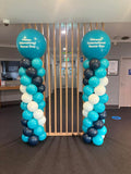 Balloon Column With Giant Topper Balloon