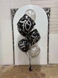 70th Birthday Confetti Dazzler Balloon Bouquet #70BD07