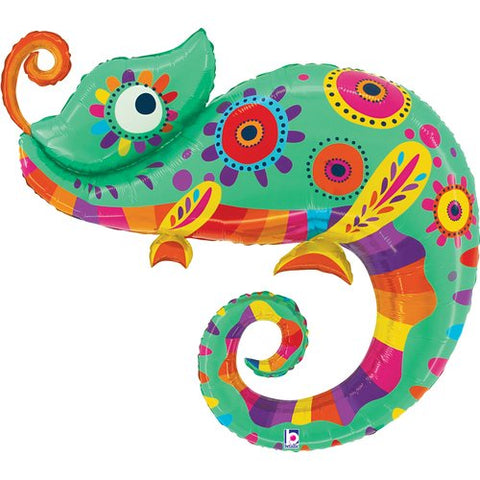 Festive Chameleon Shape 99cm 39inch INFLATED #254022