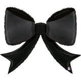 Black Bow Foil Shape 90 x 73cm INFLATED #256217