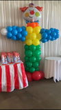 Custom Balloon Sculpture Clown, Palm Tree, Seahorse