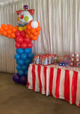 Custom Balloon Sculpture Clown, Palm Tree, Seahorse