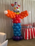 Custom Balloon Sculpture Clown, Palm Tree, Seahorse