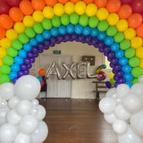 Rainbow Arch Garland for your Own Backdrop from