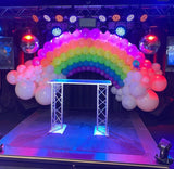 Rainbow Arch Garland for your Own Backdrop from