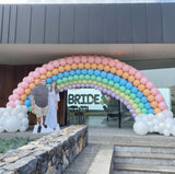 Rainbow Arch Garland for your Own Backdrop from