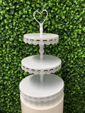 Cake Stand Hire White