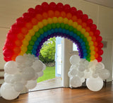 Rainbow Arch Garland for your Own Backdrop from