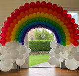 Rainbow Arch Garland for your Own Backdrop from