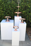 Cake Stand Hire Rose Gold