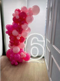 Neon Light Up Numbers White or Multi Coloured