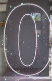 Neon Light Up Numbers White or Multi Coloured