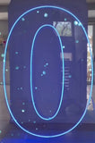 Neon Light Up Numbers White or Multi Coloured