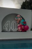 Neon Light Up Numbers White or Multi Coloured