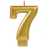 Gold Candle Number 7