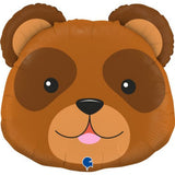 Bear Head Foil Shape 56cm (22") INFLATED #720032