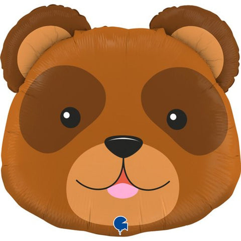 Bear Head Foil Shape 56cm (22") INFLATED #720032
