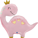 Pink Dino Foil Shape 69cm (28") Dinosaur INFLATED #721237