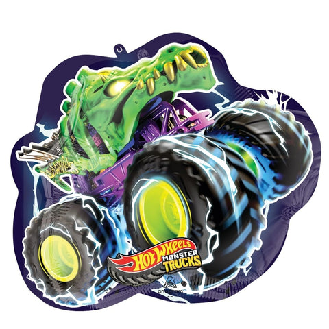 Hot Wheels Monster Trucks (58cm x 48cm) (2 Side Print) Foil Licensed Shape INFLATED #49607