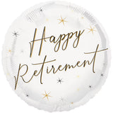 Happy Retirement Foil 45cm (18") INFLATED #81988
