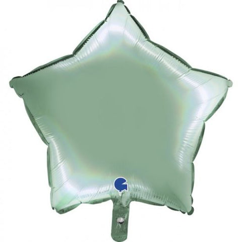 Tiffany Blue Foil Star 45cm INFLATED #23024
