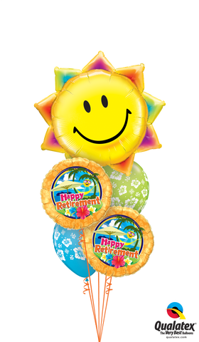 Happy Retirement Sunshine Balloon Bouquet