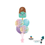 Smiling Icecream Birthday Balloon Bouquet #HB27