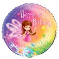 Fairy Happy Birthday Foil 45cm Balloon #27087