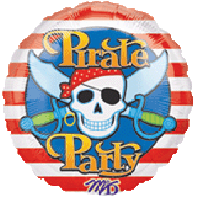 Foil 18" Pirate Party #12341