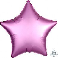 Pink Star Foil Flamingo Satin 48cm Balloon INFLATED #36823