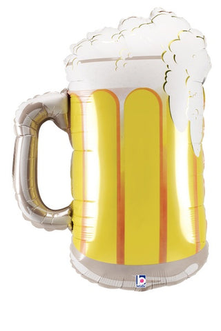 Frosty Beer Mug Balloon INFLATED 34" Foil #15442